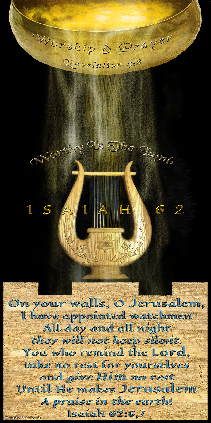 Worship and Prayer - Harp and Bowl