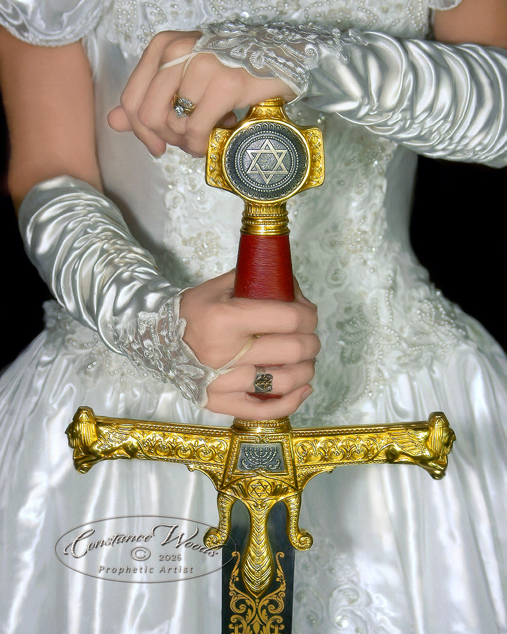 Warrior Bride Stand 2 (standard size)