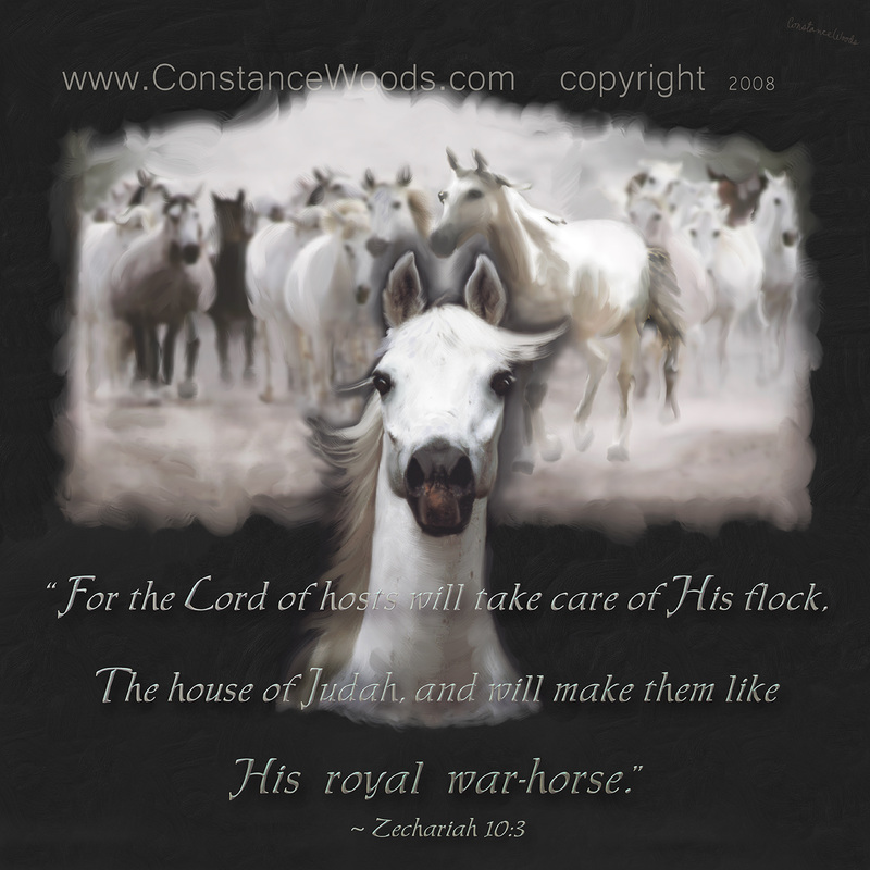Royal War Horse - Prophetic Art of Constance Woods